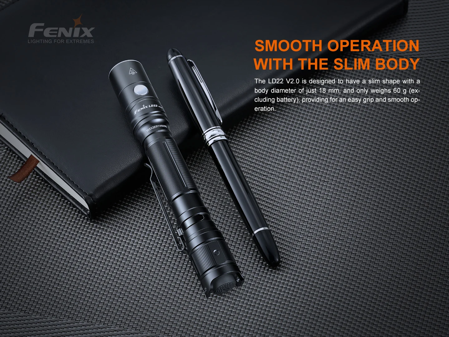 Fenix LD22 V2.0 800 Lumens Multi-purpose Outdoor EDC Flashlight Torch