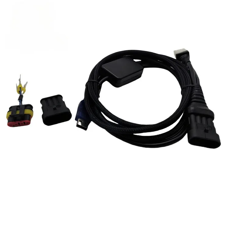 LPG/CNG automotive fuel-to-gas multifunctional data cable comes with multiple debugging connectors for powered car parts.