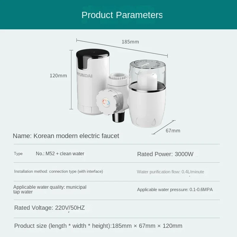 Izolacja wody i elektryczności szybki podgrzewacz wody kran z ciepłą wodą natychmiastowa, nie ma potrzeby instalowania grzejnika z oczyszczaniem wody