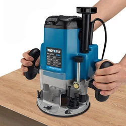 Trimming machine Wood Milling Engraving Slotting Woodworking Electric Router trimmer Hand Carving Carpentry Wood Router Tool