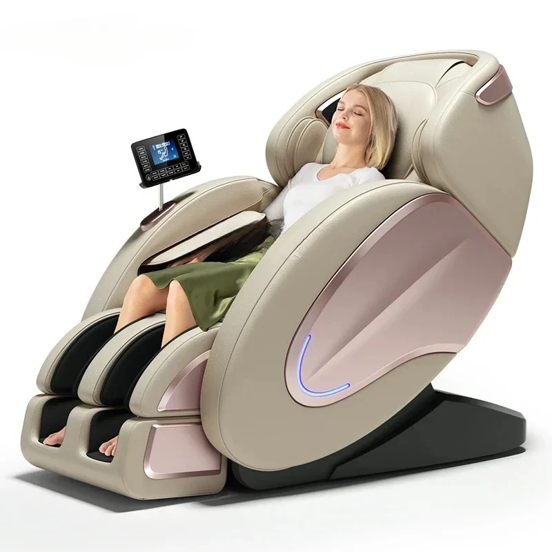 A  Electric Luxury Cabin Massage Chair Calf Kneading Multifunctional Space Automatic Home Whole Body