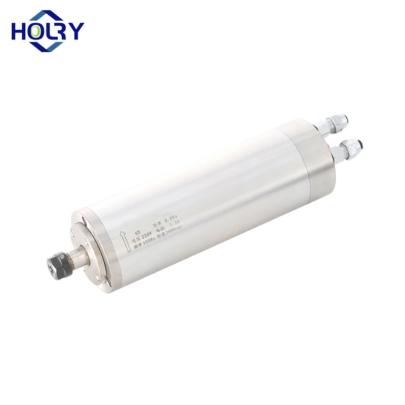 SPW-1.2-65 60000RPM Water Cooled Spindle Motor 1.2KW 220V ER11 65mm 400Hz for CNC Engraving PCB Milling Stone Carving