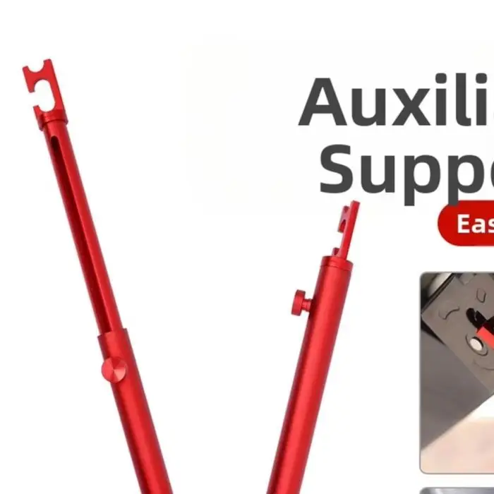 Retractable Car Door Trunk Support Rod Adjustable Aluminum Alloy Rust Resistant Dent Repair Tool For Auto Body Panel Fixing