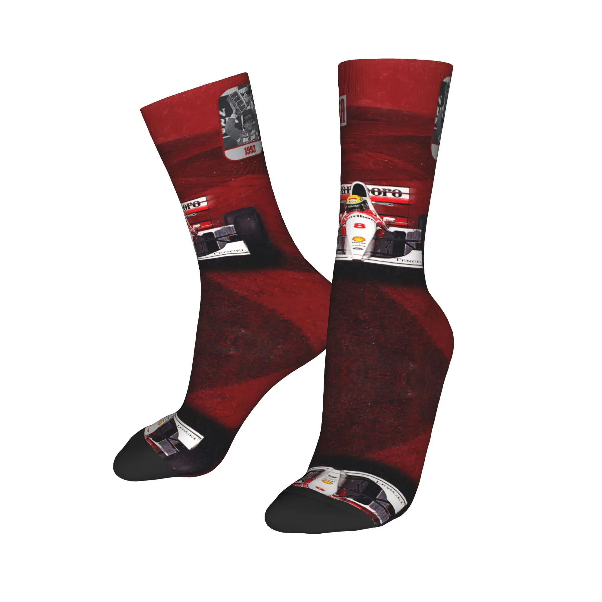 

Custom Fashion Men's A-Ayrtons Racing Dress Socks Unisex Breathbale Warm 3D Printed Crew Socks