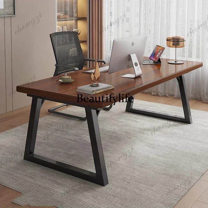 A73Luxury Office Desk Minimalist Desk Sofa Side Table Office Accessories Motion Room Executive Escritorio Oficina Trendy Furnitu