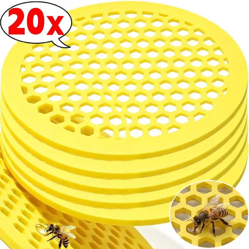 Garden Foam Tray Bee Waterer Catcher Cups Tray Station Honeycomb Beekeeping Setups Luring Insets Waterer Drinking Tray Tool