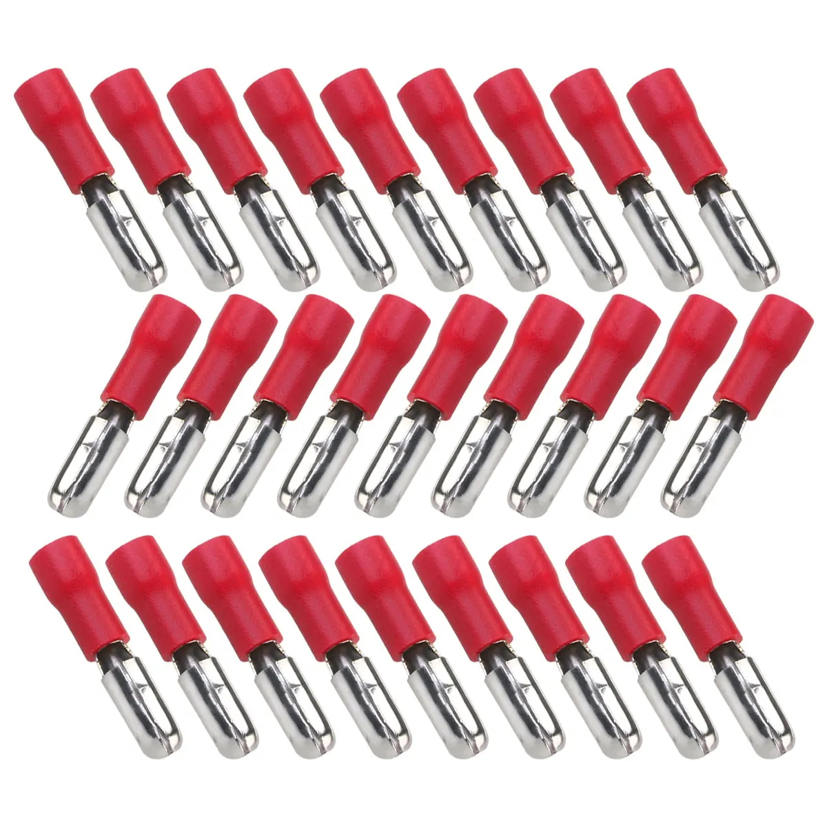 

100 шт. пулевидные клеммы холодного прессования, разъемы для проводов, 50 шт., 50 гнездовых изолированных клемм для быстрого сращивания, разъем для использования в морском автомобиле