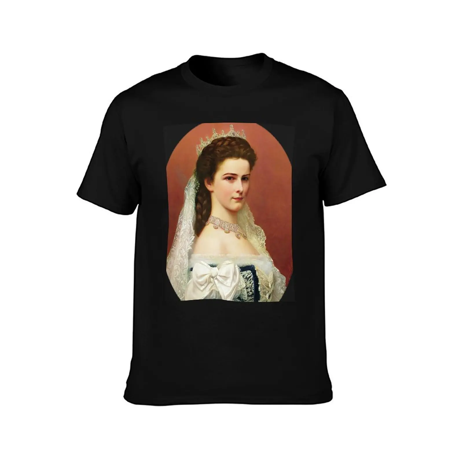 Empress Sissi at age 30 T-Shirt Summer Casual Cotton Tee Oversized Streetwear Tops Vintage Graphic Print Unisex Men Women