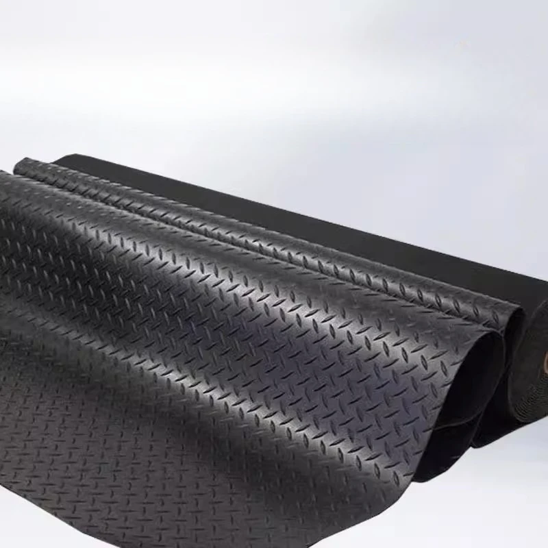 2025 Tappetini industriali Officina Pavimento protettivo Resistente riduzione del rumore Foglio di gomma con motivo a punti per monete