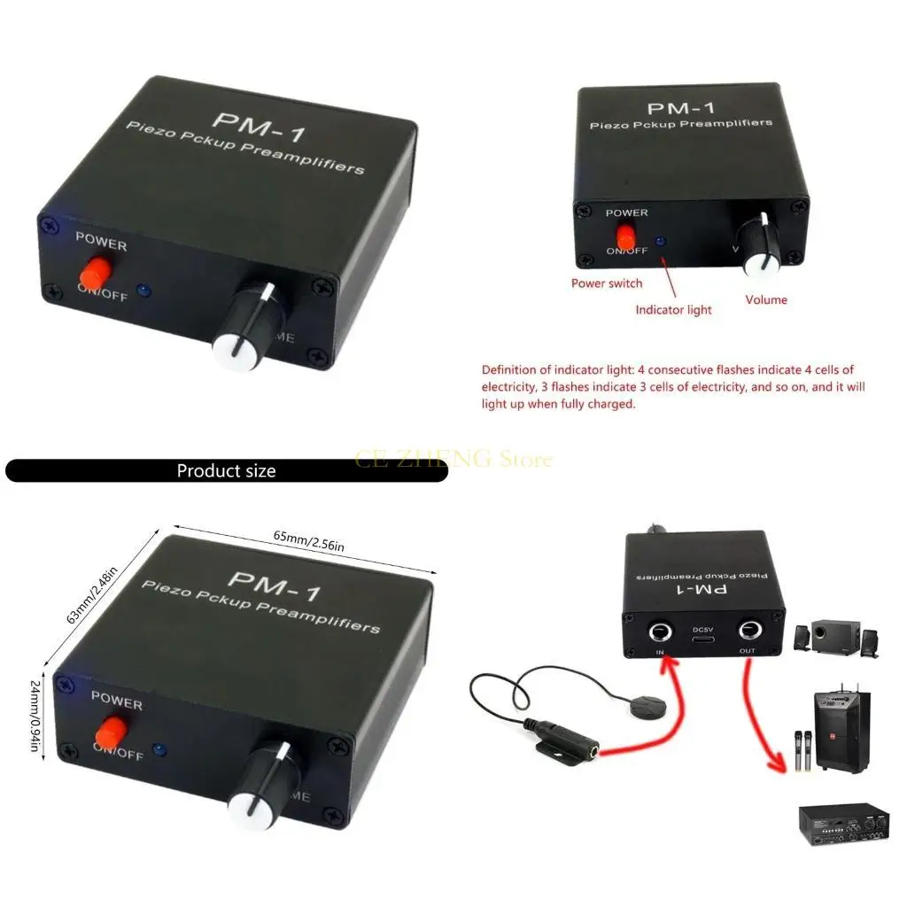E56B Piezo Pickup P… - image