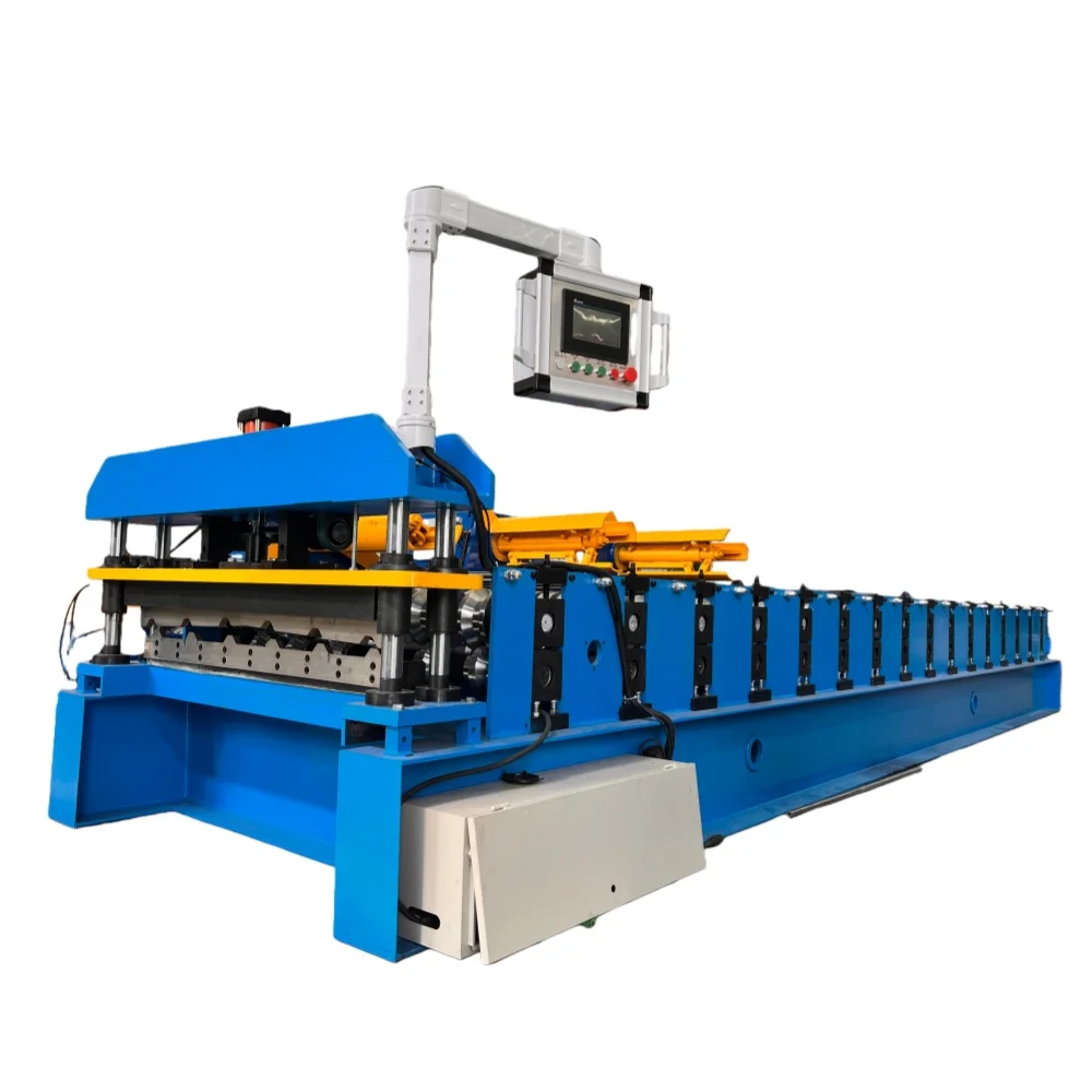 Factory Supply Precision Corrugated Roofing Tile Forming Machine with Encoder Control