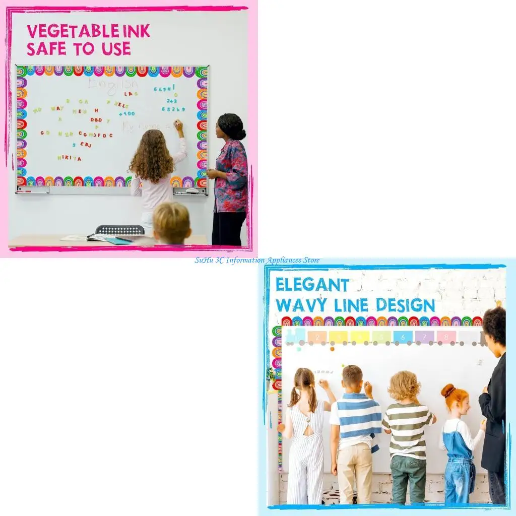 

10m Bulletin Border Trim Colorful Bulletin Board Borders Notice Board Border