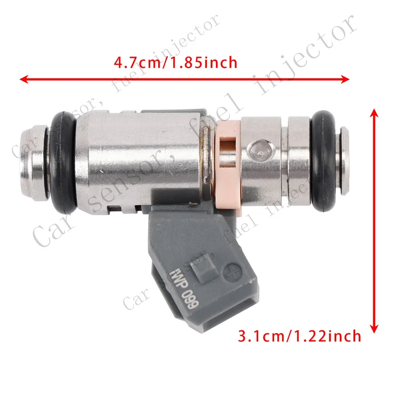 Q+ 4Pcs Fuel Injector For Renault Clio Kangoo Thalia Twingo I 1.2 16V IWP099 GM