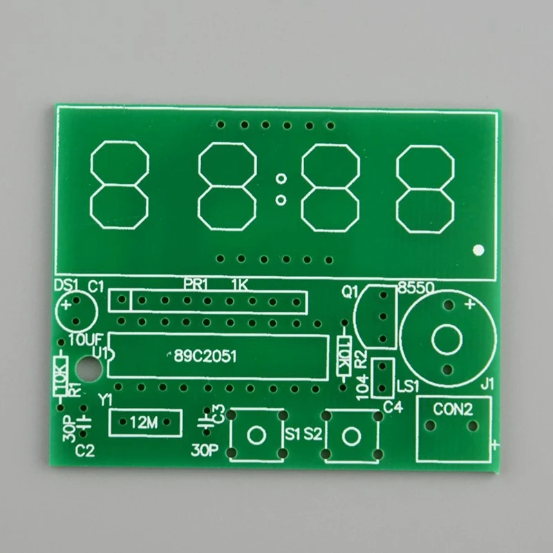 4-Digit Digital Electronic Clock Kit, Microcontroller Digital Clock, 4-Digit Digital Clock Kit, Electronic DIY Kit Durable