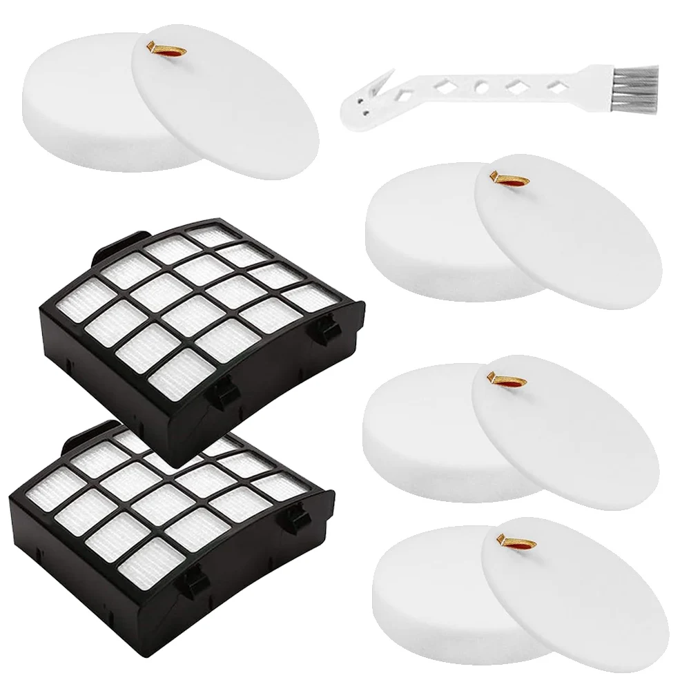 

For Shark AZ1810 Corded Vacuum Replacement Parts 2 Filters 4 Foam Felt Filters and a Cleaning Brush to Maintain Efficiency