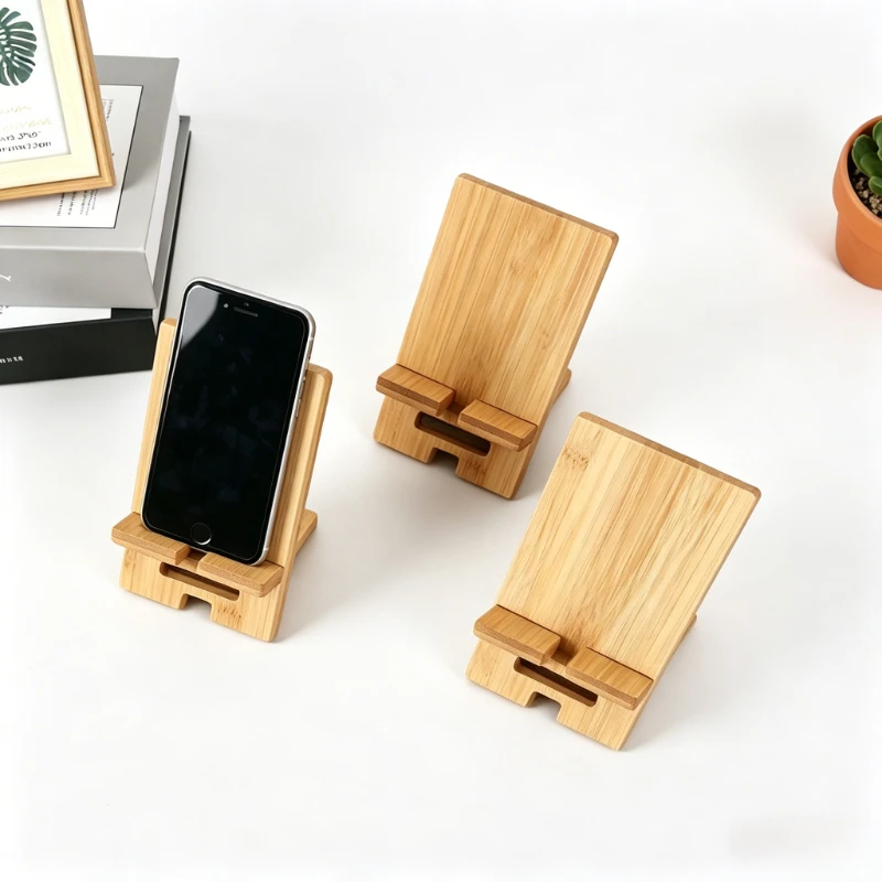 Universal Wooden Phone Holder for IPhone 14 Pro Max X XS Mobile Phone Bracket for Samsung S10 9 Tablet Stand Desk Phone Support