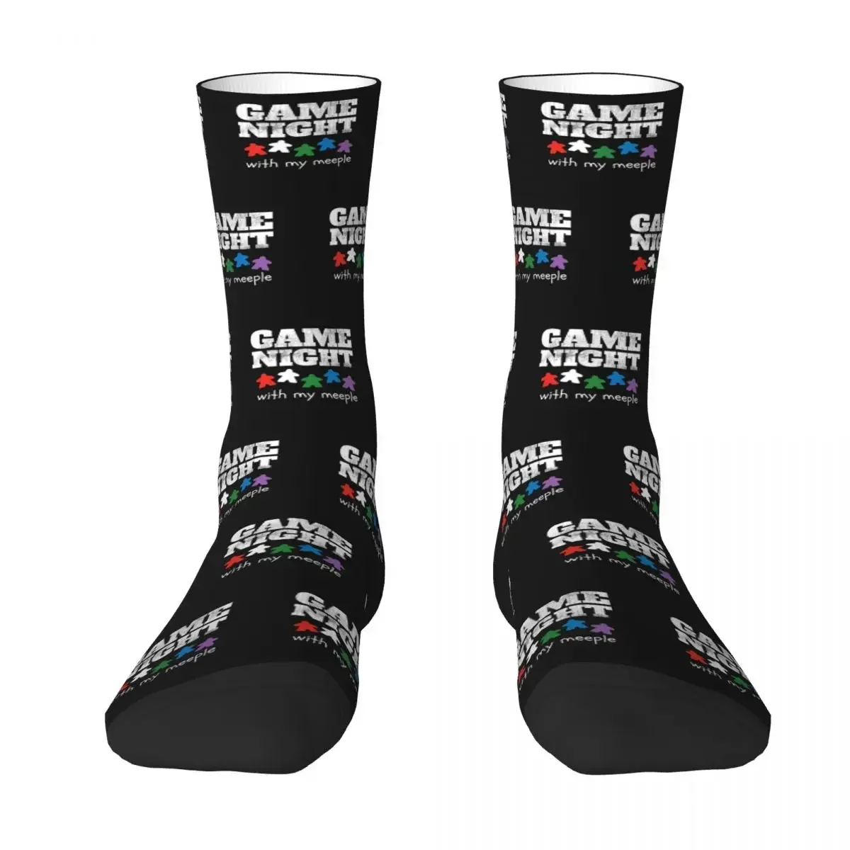

Board Game Night Family Friends Socks Harajuku Sweat Absorbing Stockings All Season Long Socks Accessories for Unisex Gifts