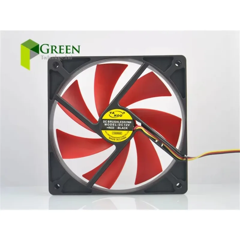 pa 5PCS  Silent 120MM 1225 12025 120*120*25MM 12*12*2.5CM  chassis fan  Hydro bearing Computer case fan 12V 3 and 4D
