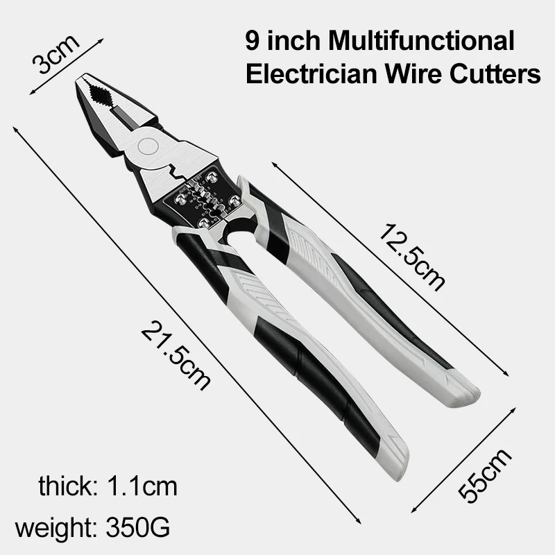 

Новые плоскогубцы для проводов 6 в 1, кусачки для проводов, инструменты для электриков, многофункциональные кусачки-иглы из ванадиевой стали