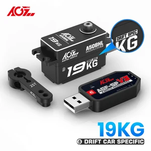 AGFRC A50BHL 19kgウルトラトルクスーパースピード8.4Vプログラム可能なロープロファイルブラシレスデジタルRCサーボ 12ベストセールスRCドリフトサーボ-12
