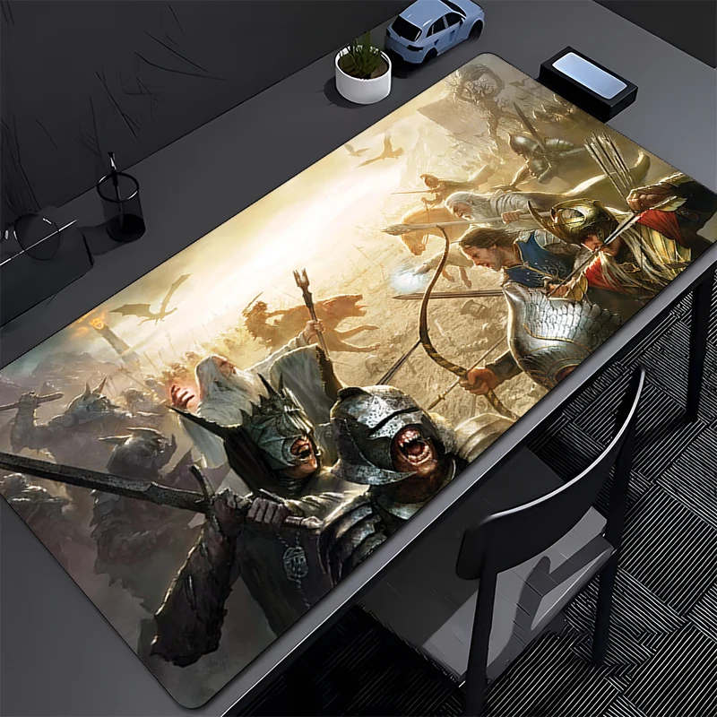 لوحة الماوس ألعاب ملحقات الكمبيوتر L-Lords R-خواتم لوحة المفاتيح الكمبيوتر المحمول الألعاب الموسعة سطح المكتب الحصير أنيمي مشهد ماوس #3