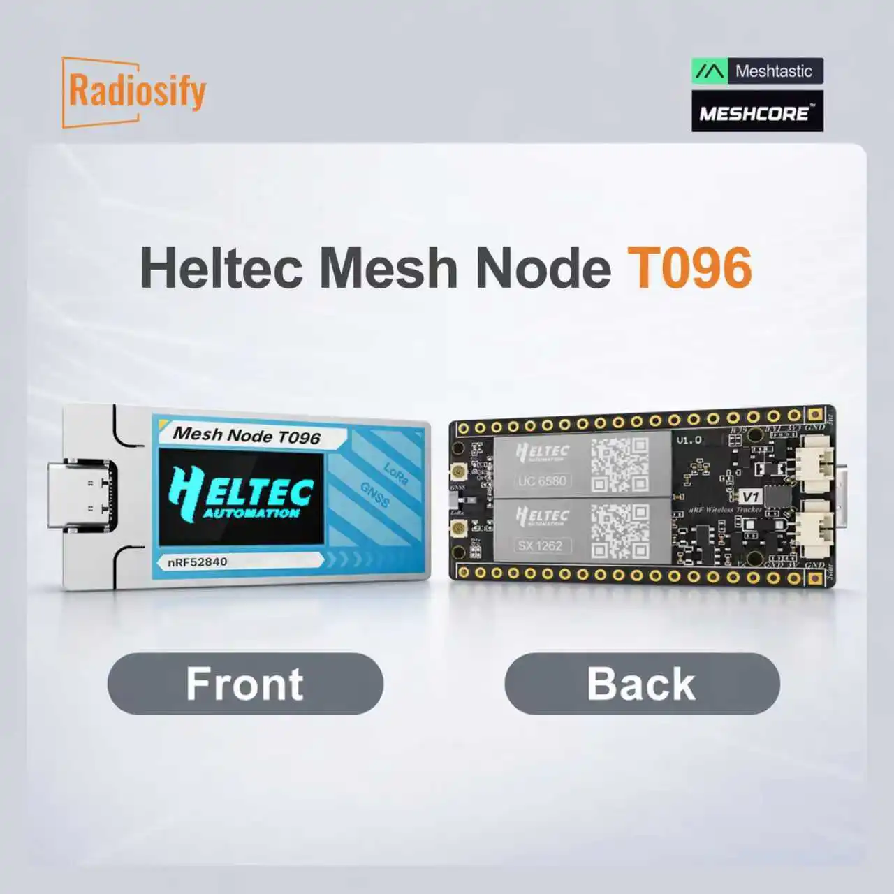 heltec-mesh-node-t096-nrf52840-sx1262-uc6580-gnss-28dbm-lora-meshtastic-meshcore-low-power-board