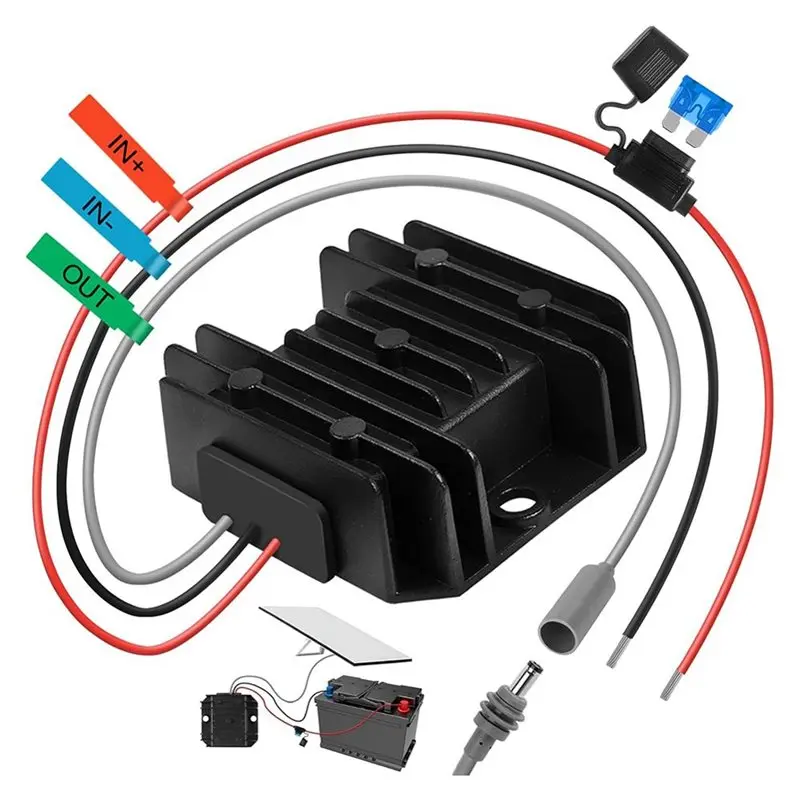 starlink-mini用防水12v電源アダプター-12v-24vから30v-35a、starlink-mini用dcステップアップコンバーター【a74z-miuai】