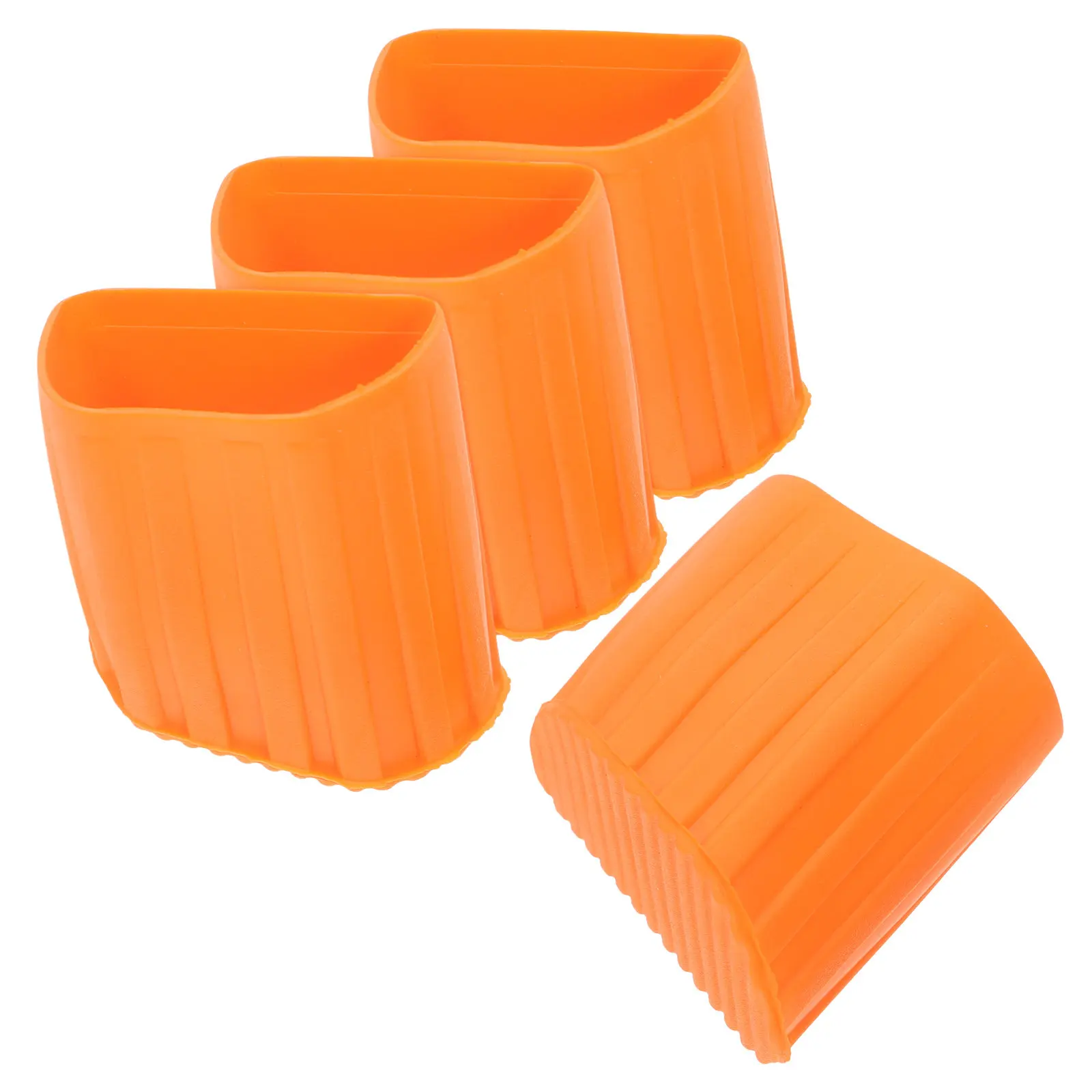 4Pcs Ladder Rubber Foot Pads Nonslip Replacement Safety Feet Caps for Folding Telescoping Steep Ladder Cushion Protection