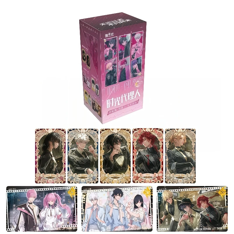 

Официальный агент по времени, серия Future Time, анимационная игровая карта, аниме, коллекция периферийных устройств, игрушечная карта, подарочная оригинальная коробка