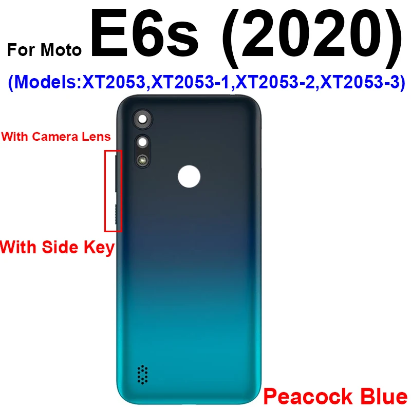 Custodia per porta batteria posteriore per Motorola Moto E4 Plus E6 Play E6 Plus E6S 2020 E7 Plus E7 Power Custodia per batteria posteriore