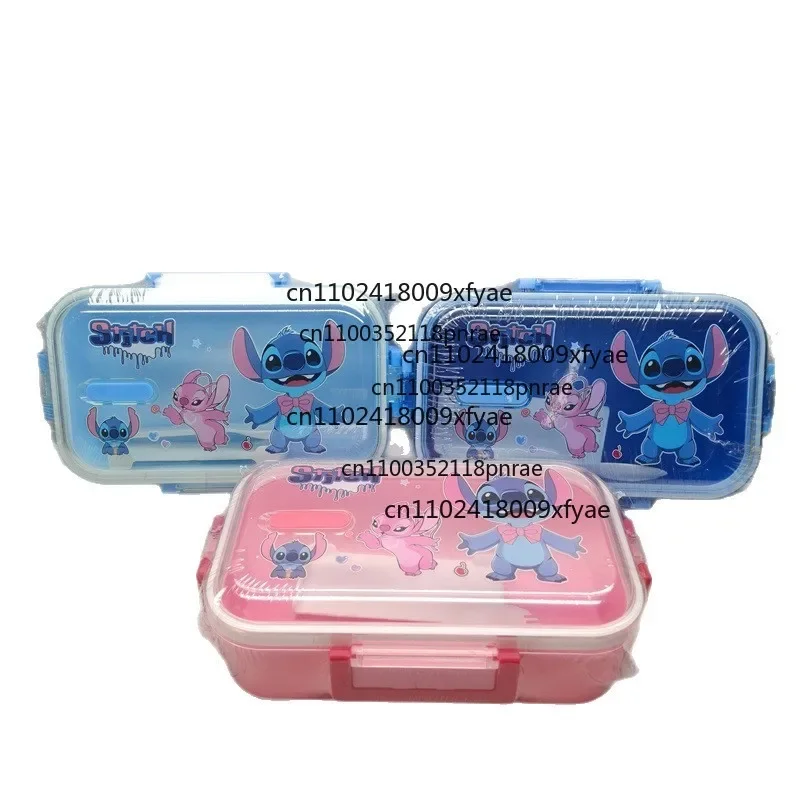 2025 Halloween Simpatico contenitore per il pranzo quadrato a 2 scomparti per bambini Studenti di grande capacità con contenitore Bento con cucitura a cucchiaio