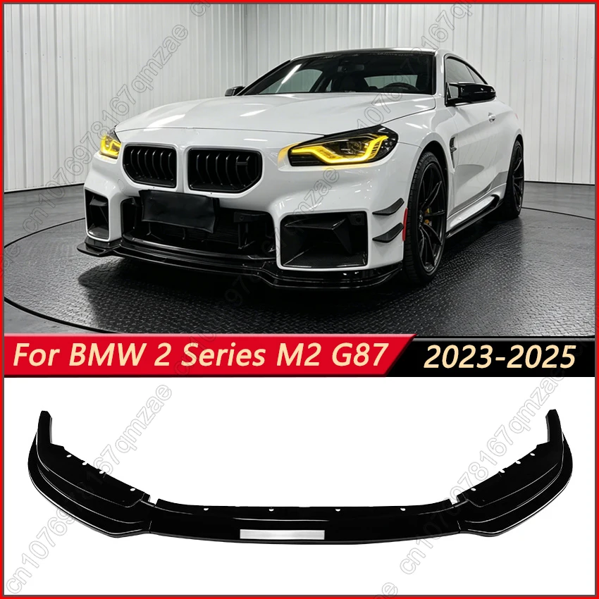 

For BMW 2 Series M2 G87 2023-2025 3PCS Front Lip Front Shovel Spoiler Corner Exterior Decoration Modification Parts