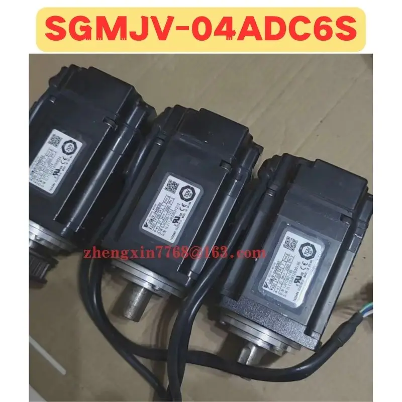 Used Servo Motor SGMJV-04ADC6S SGMJV 04ADC6S Normal Function Tested OK Fast delivery