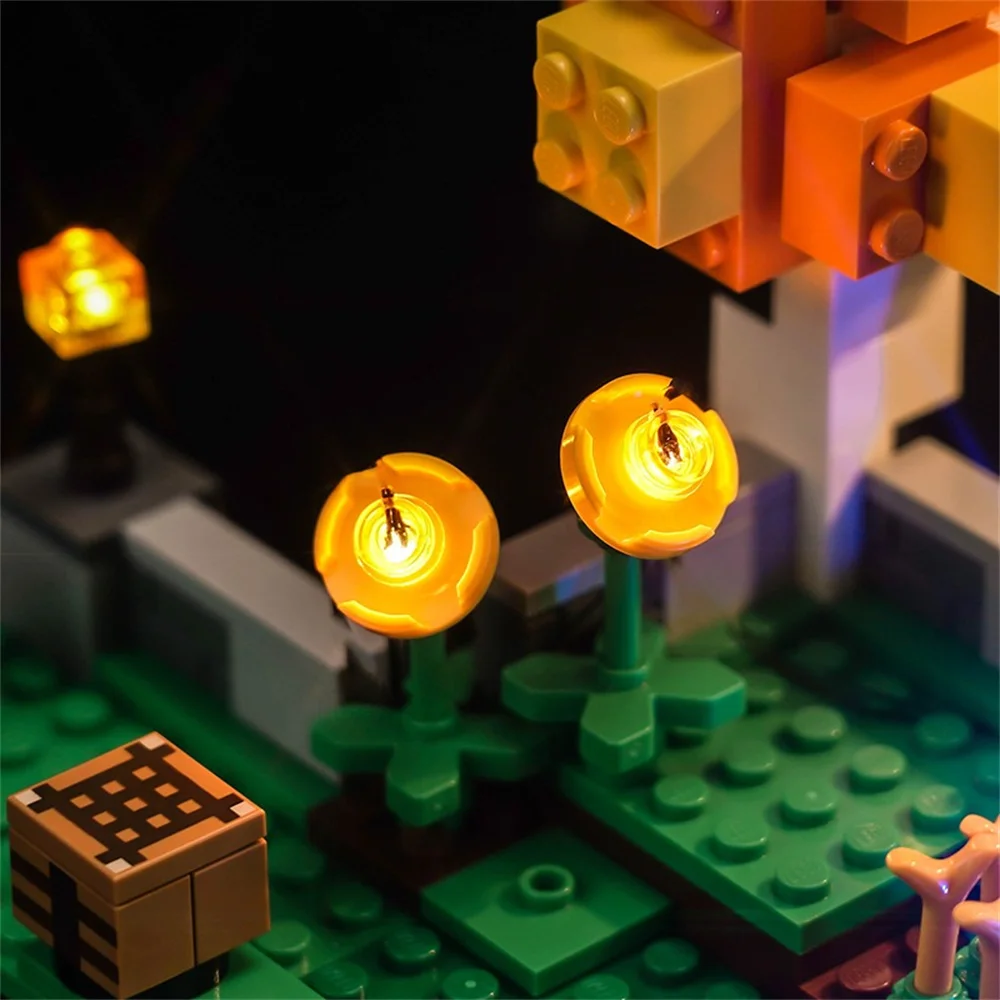 Lighting Set For 21262 Minecraft Game The Windmill Farm Not Include Building Blocks (Only Led Light Kit)