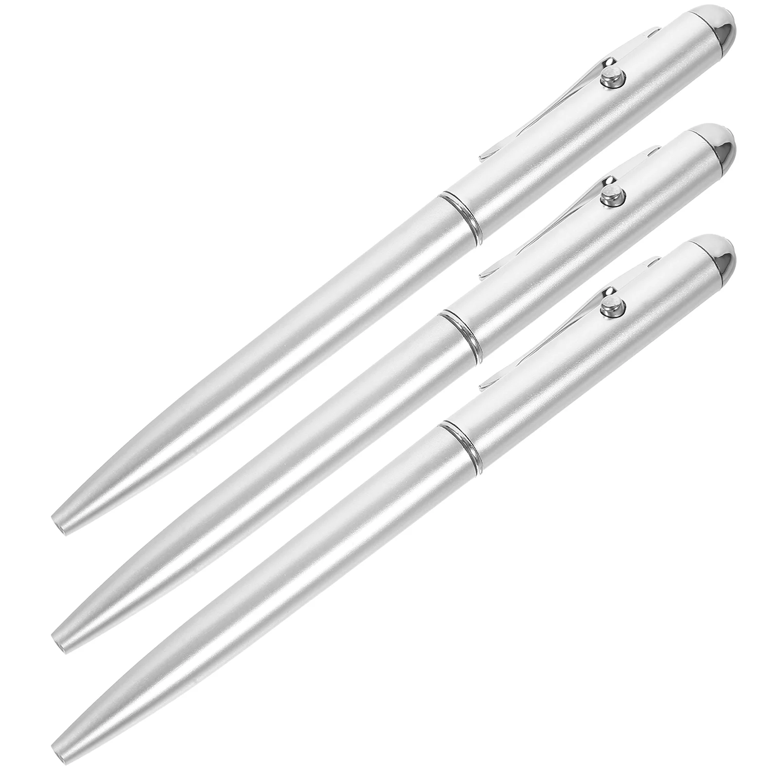 3 Pcs Ballpoint Pens Cash Detect Tool Detection Ultraviolet 1300X1200X100CM Ink Silver Portable UV