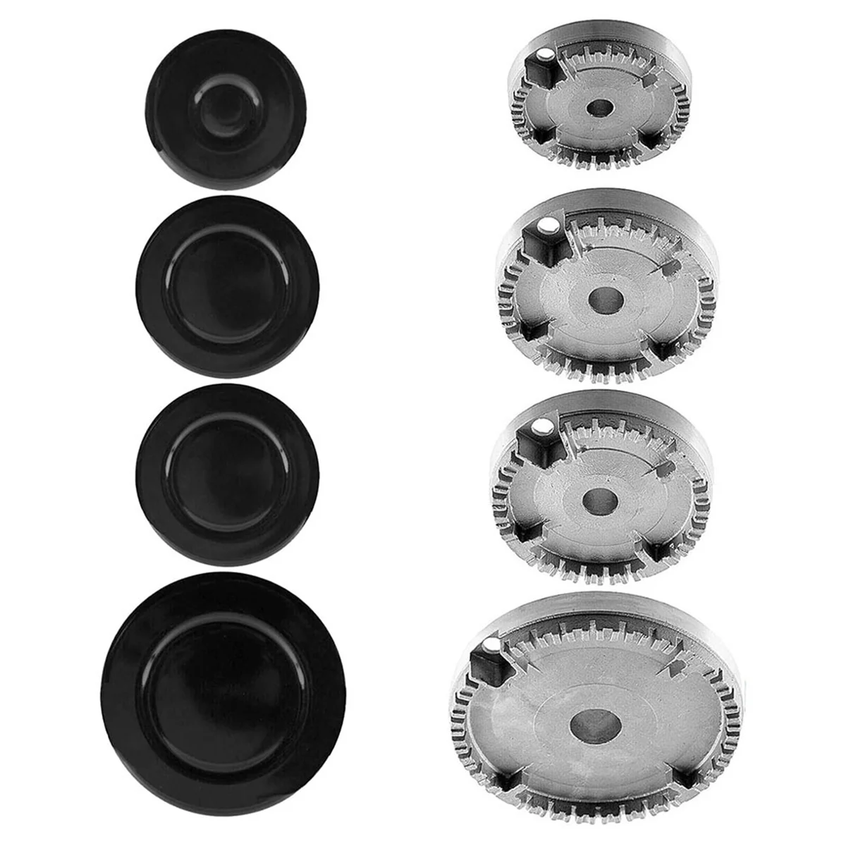 

A64Z Universal Burner Crown Flame Cap Oven Cooker Hob Gas for CDA,Flame Burner Cap Crown Fits All Between Sizes Concave