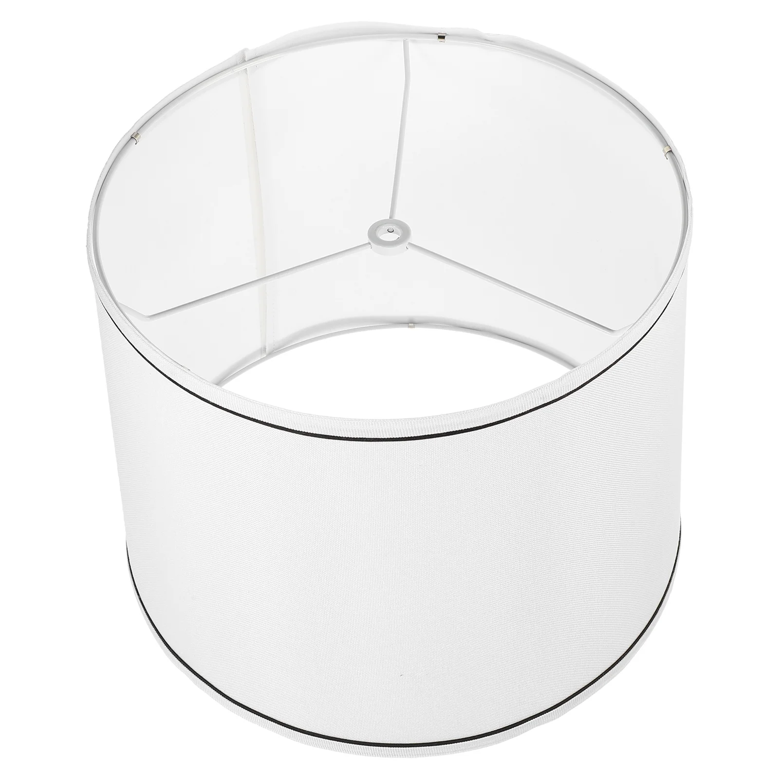 

Linen Lampshade Round Table Lamp Shade Modern Fabric Cover For Bedroom Living Room Decorative Light Replacement Drum Style