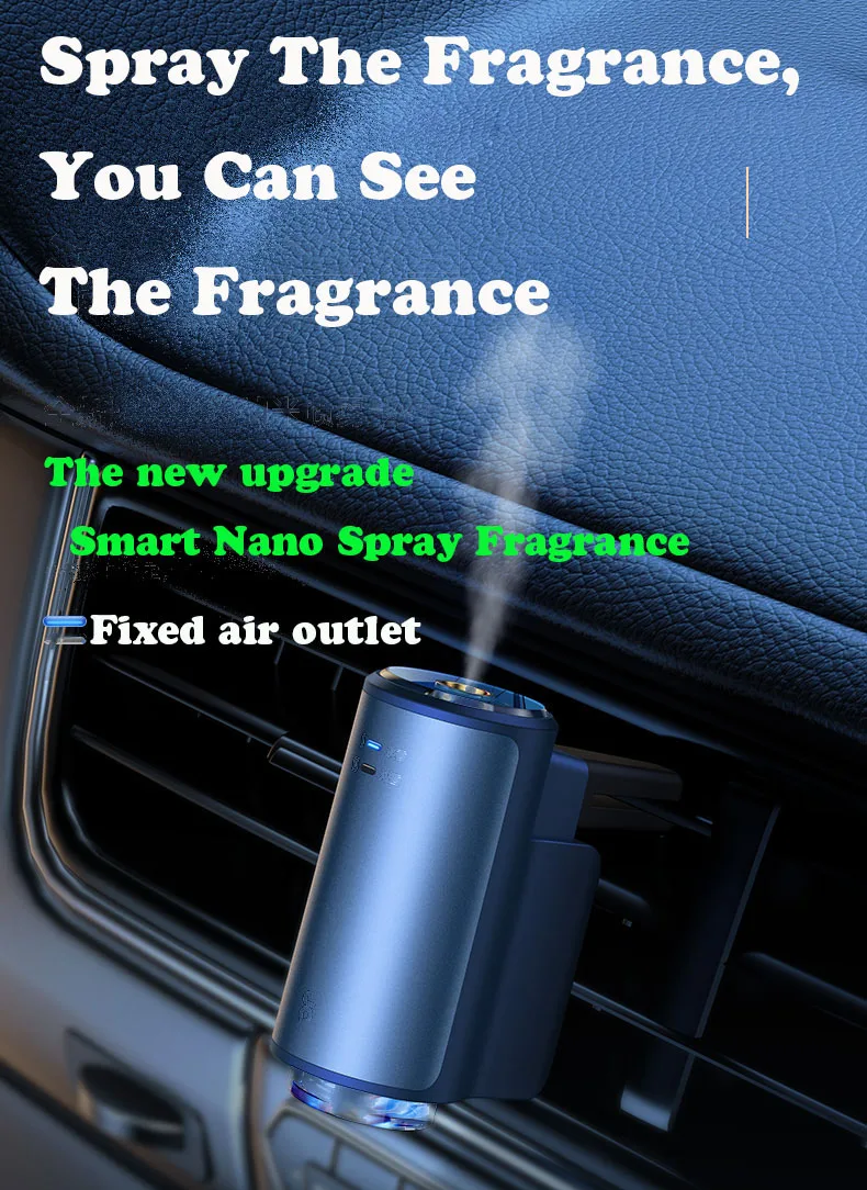 Auto elektrische Aroma Diffusor ätherische Öl Auto Duft Lufter frischer Luft reiniger Luftbe feuchter mit Box Duft für Auto nach Hause – Detail 1