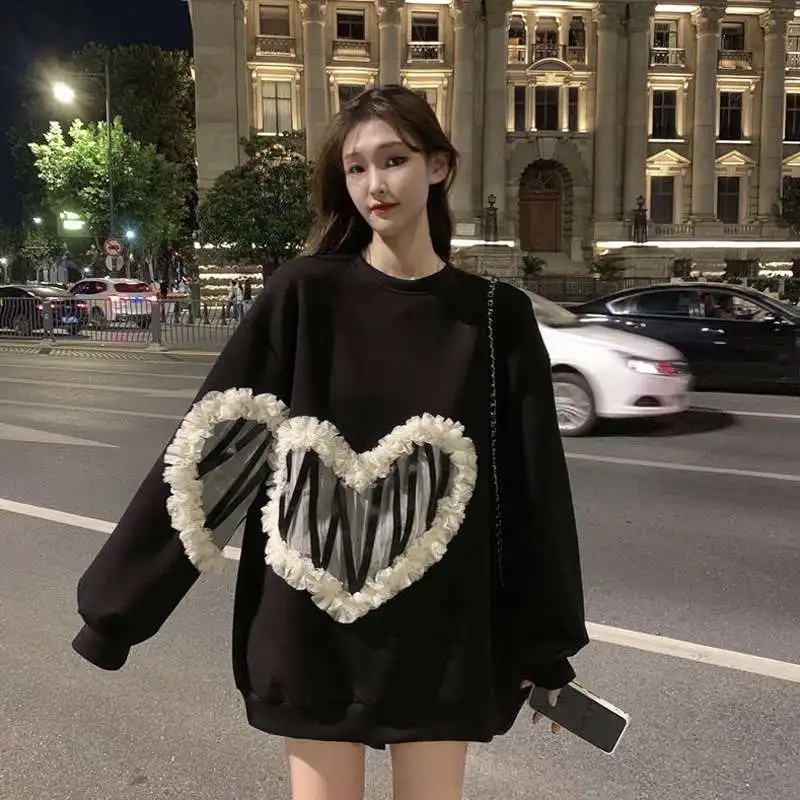 Felpe Donna Stampa animalier Minimalismo Flessibile Elegante Split Hipster Hiphop Mezza zip Ragazze stagionali Raglan fumé Rosso Scollo a V