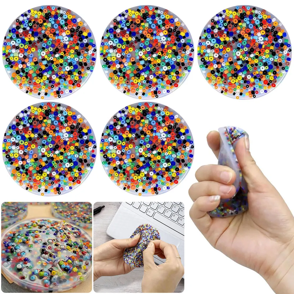 1/2/3/5Pcs Skinless Sensory Fidget Stress-Relief Toy Picky Pad Skin Picking Dermatillomania Fidget Toy for Stress Relief