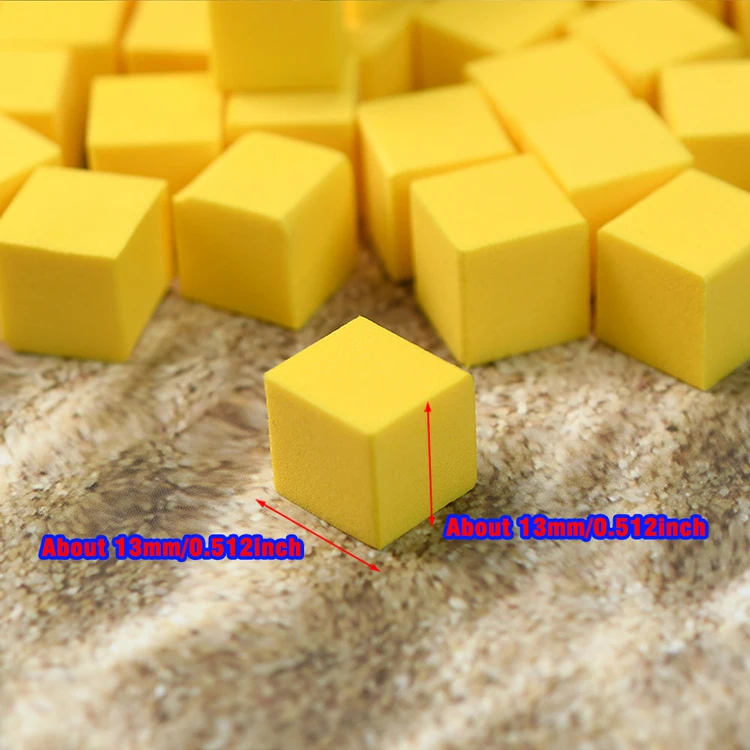 20Pcs Pop Up Foam Cube Carp Fishing Bait, High Buoyancy Corn Scent Artificial Floating Lure for European Carp Fishing Rig Making