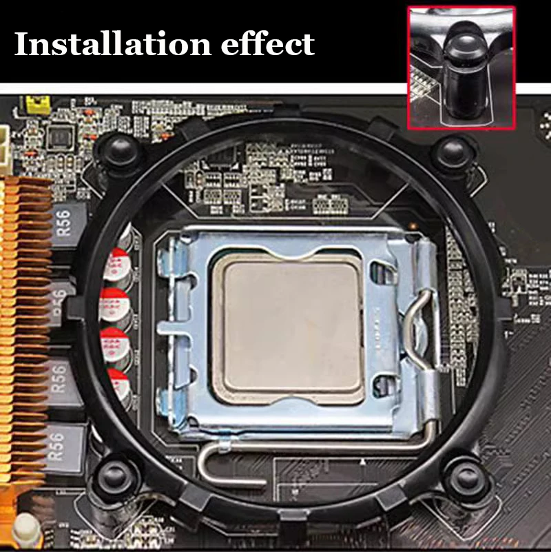 Int اللوحة الأم قوس 1366/115X/775 بالوعة الحرارة مروحة وحدة المعالجة المركزية قاعدة اللوحة الأم قوس 12th جيل وحدة المعالجة المركزية قاعدة #6