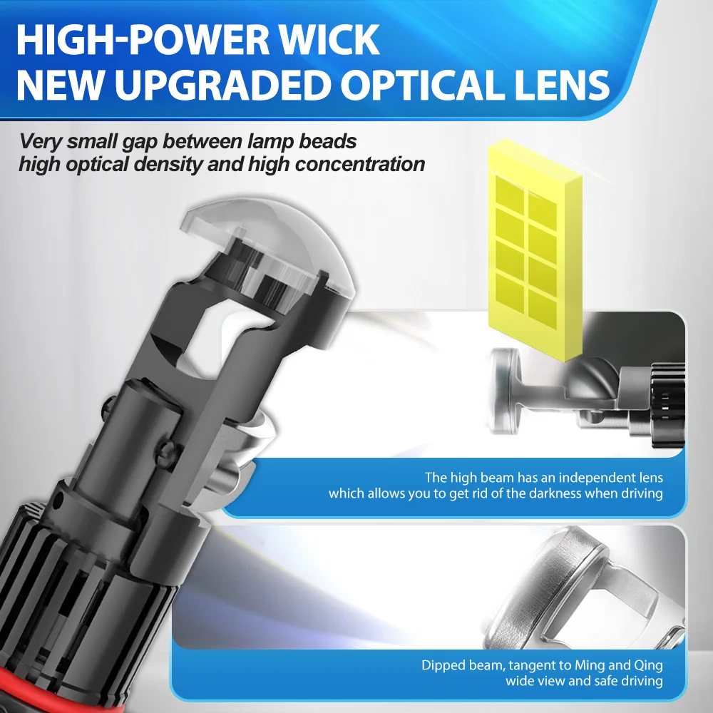 Turbo Fan Design 9005/HB3 9006/HB4 H7 H11 Auto LED Scheinwerfer 100W 15000LM Auto LED Lampe DC12V Auto Scheinwerfer Lampen