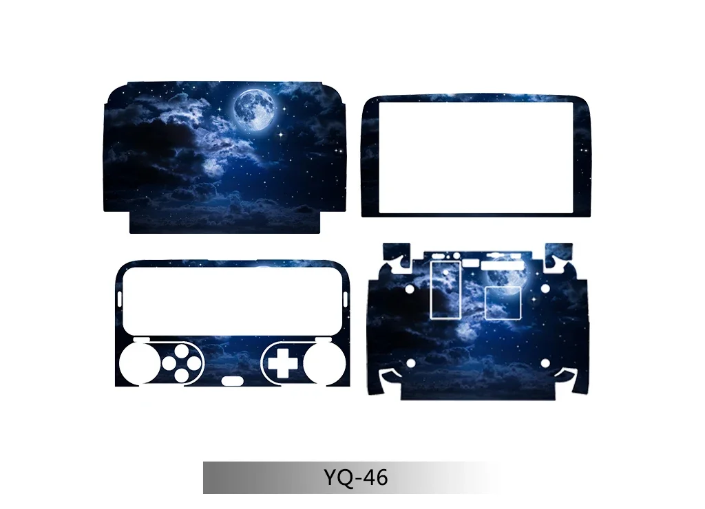 Pre-cut 1xTop+1xPalmrest+1xScreen Bezel+1xBottom Skin Sticker Cover Case Film For GPD WIN 2 6