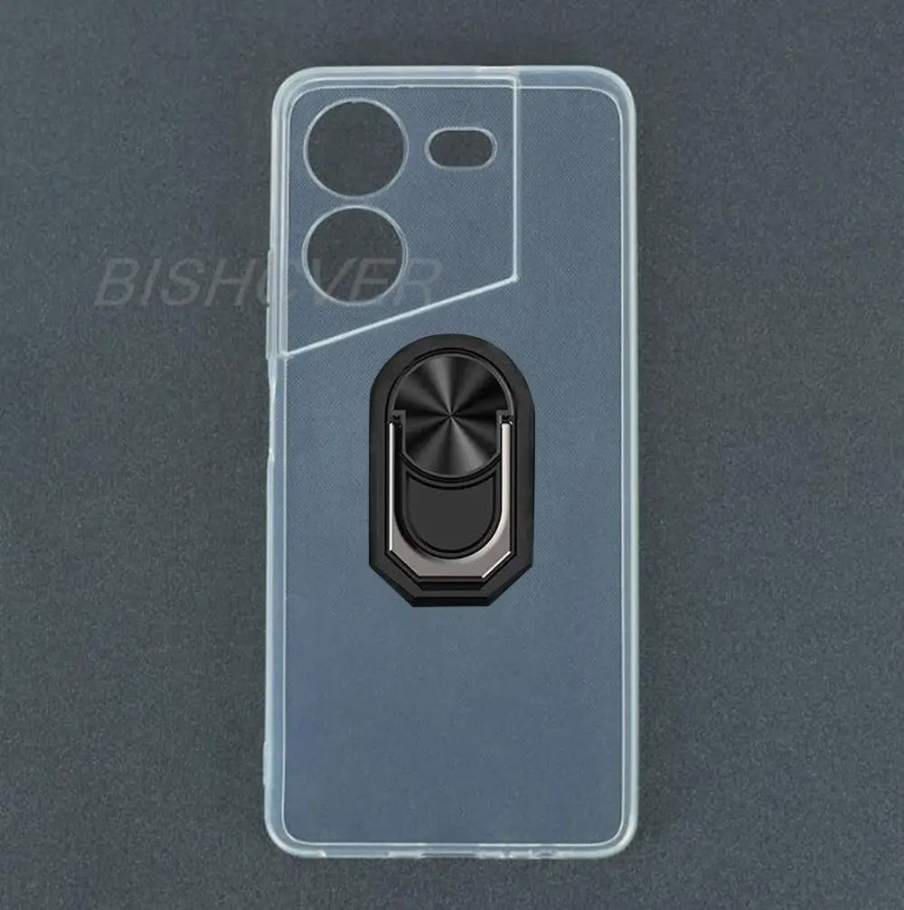 

Магнитная модель для Tecno Pova 5 Free Fire 6,78 дюйма, мягкий силиконовый чехол из ТПУ для OnTecnoPova5 Pova5Pro Pro, чехол с кольцом-держателем