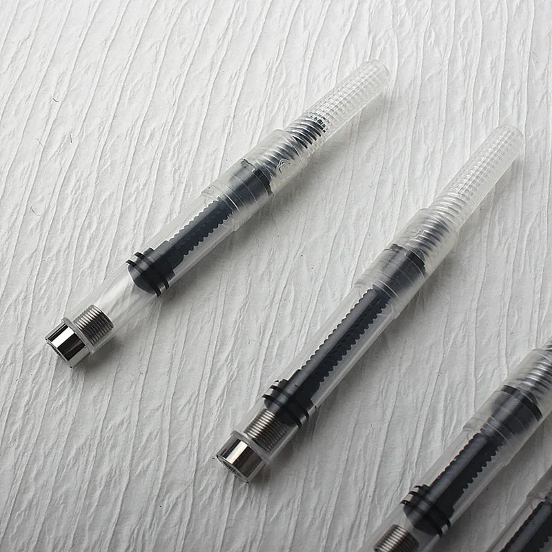 10 szt. Długopisów Biały 2,6 mm / 3,4 mm Metalowa tulejka do pióra wiecznego Konwerter wkładów atramentowych — zdjęcie produktu 5