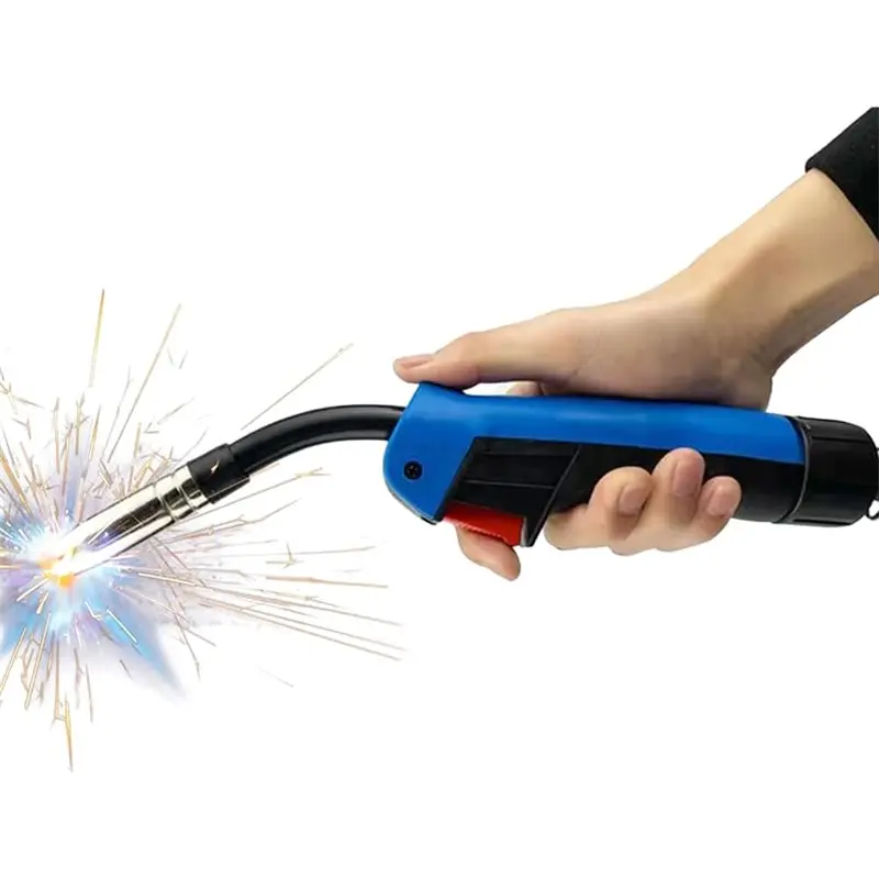 PORK-15AK Welding Torch Head, MIG Welding Part Head, Professional Carbon Dioxide Weld Cutter Torch Body Torsion Tip