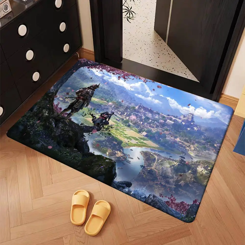 لعبة قاتل S كريد الحمام حصيرة الرجعية متعددة الاختيارات غرفة المعيشة المطبخ البساط عدم الانزلاق السرير الحصير #6