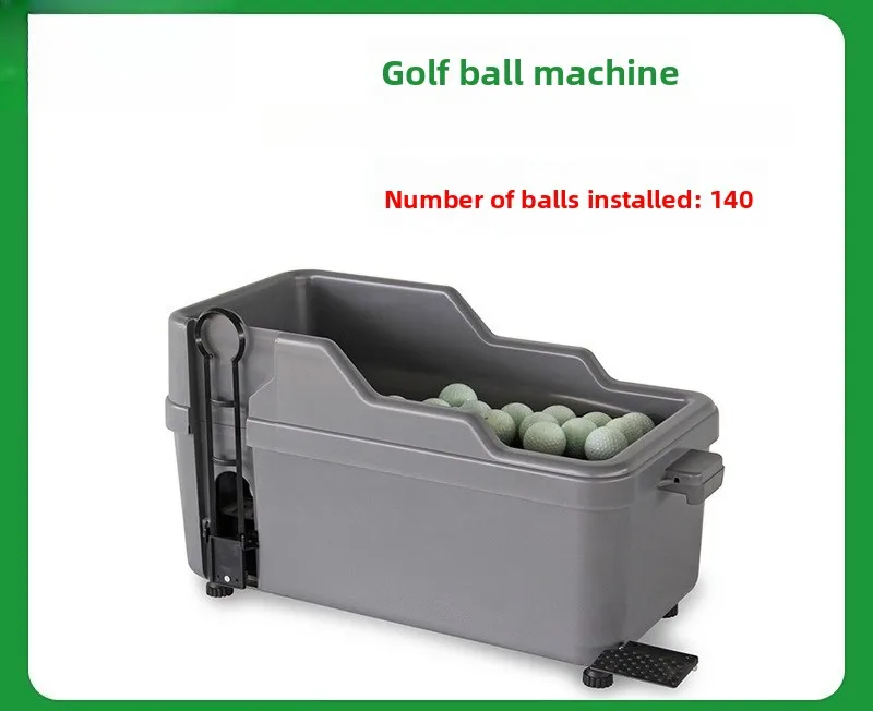 Golf semi-automatic tee, tee box, driving range, tee equipment, large capacity 100 balls