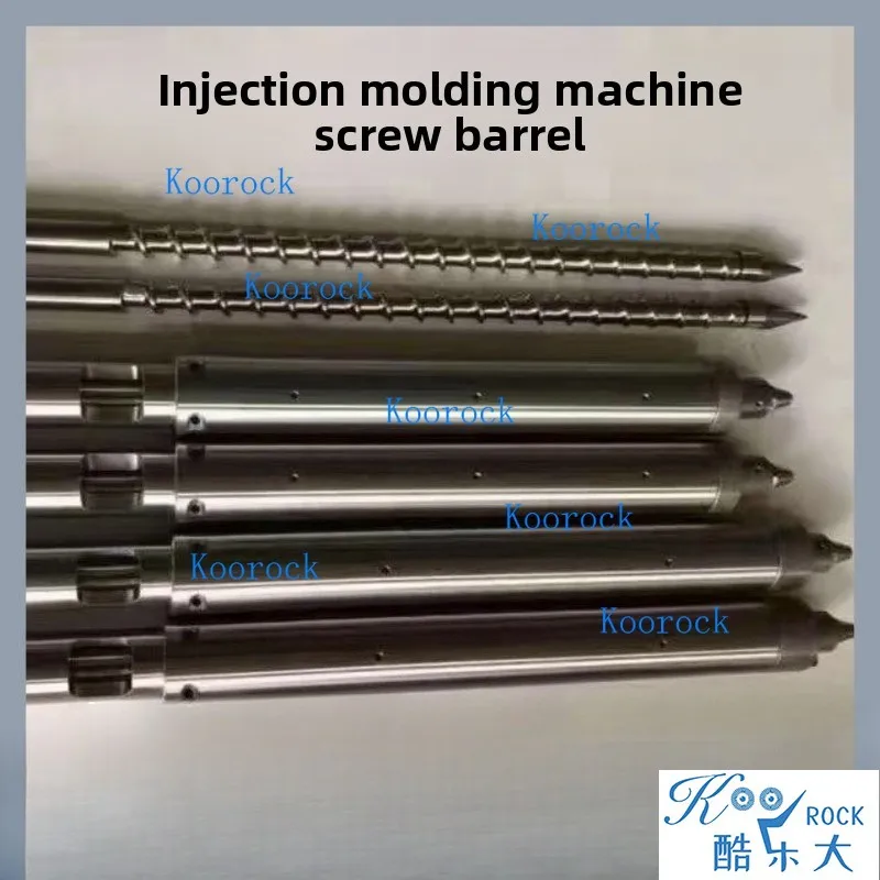 Custom Twin-Alloy Injection Molding Machine Barrel & Screw, Extruder Screw, Blown Film Screw – Special Processes Accepted